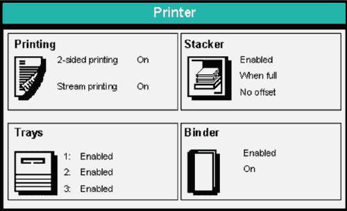 Screen showing the text described.