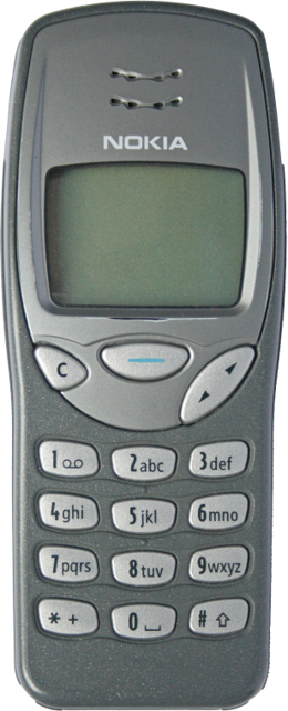 The Nokia 3210 is a GSM cellular phone, announced by Nokia on 18 March 1999.
